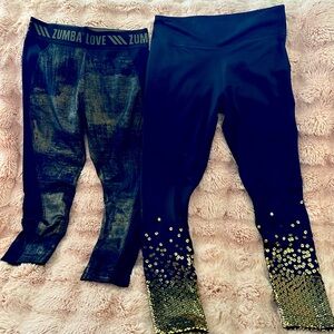 Zumba leggings lots M